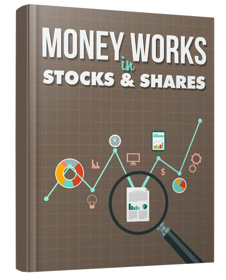 eCover representing Money Works in Stocks and Shares eBooks & Reports with Resell Rights