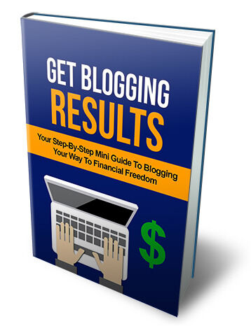 eCover representing Get Blogging Results eBooks & Reports with Master Resell Rights