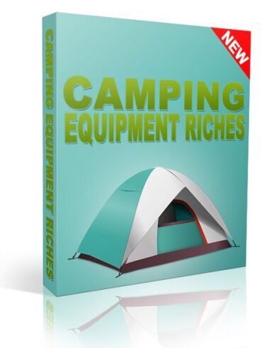 eCover representing Camping Equipment Riches eBooks & Reports/Videos, Tutorials & Courses with Master Resell Rights