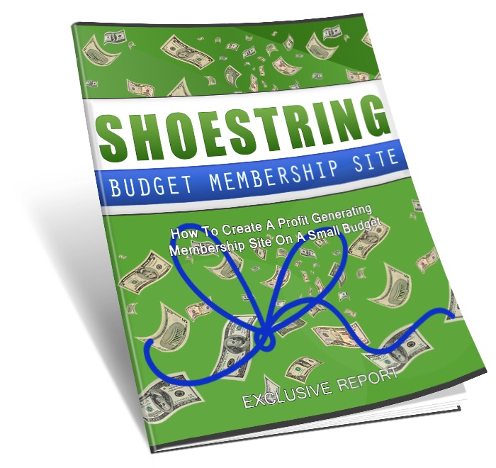 Shoestring Budget Membership Site