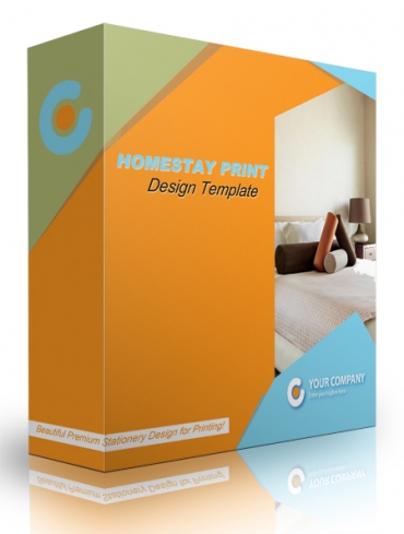 Homestay Print Design Template