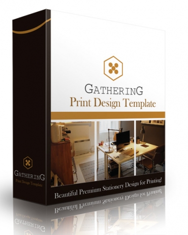 Gathering Print Design Template