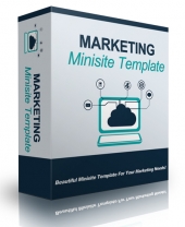 Marketing Minisite Template V91416 Template with private label rights