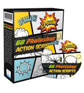 60 Photoshop Action Scripts Graphic with Private Label Rights