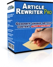 Article Rewriter Pro Software with Master Resell Rights
