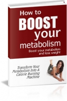 How To Boost Your Metabolism eBook with private label rights