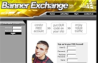 Banner Exchange Yellow Design