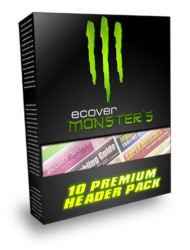 eCover Monsters 10 Premium Header Pack