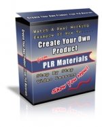 Create Your Own Product From PLR Materials Video with Personal Use Rights