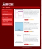 Makeup Review Site Template with private label rights