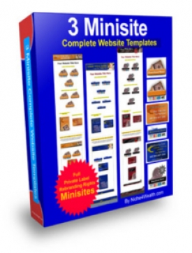 3 Minisite : Complete Website Templates