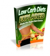 Low Carb Diets Explained eBook with private label rights