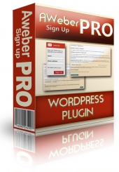 Aweber Sign Up Pro Plugin Software with private label rights