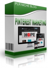 Pinterest Marketing Niche Blog Template with Personal Use Rights