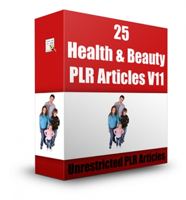 25 Health & Beauty PLR Articles V11