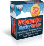 Webmaster Sticky Scripts Software with private label rights