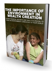 The Importance Of Environment In Wealth Creation eBook with private label rights