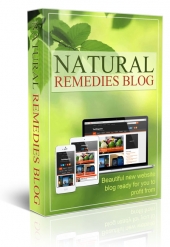Natural Remedies Blog Wordpress TurnKey for Personal Use (Gold membership) with private label rights