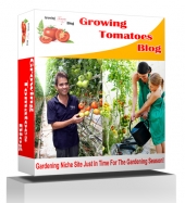 Growing Tomatoes Blog Template with Personal Use Rights