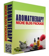 Aromatherapy PLR Niche Blog Template with private label rights