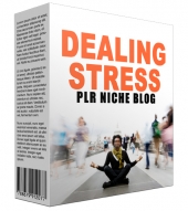 Dealing Stress PLR Niche Blog Template with Private Label Rights