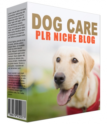 Dog Care PLR Niche Blog