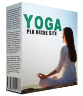 Yoga PLR Niche Website V2 Template with private label rights