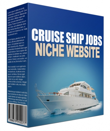 Cruise Ship Jobs Flipping Niche Site