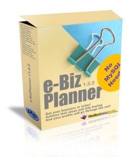 eCover representing e-Biz Planner LITE Software & Scripts with Resell Rights