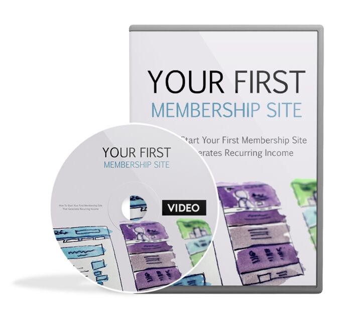eCover representing Your First Membership Site Video Upgrade Videos, Tutorials & Courses with Master Resell Rights