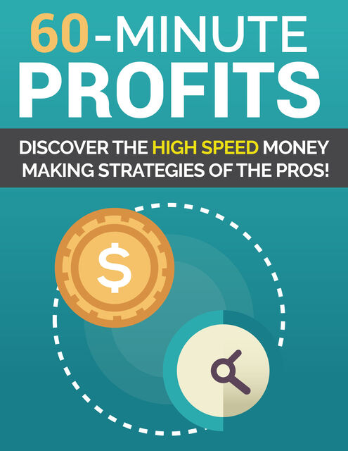 eCover representing 60 Minute Profits eBooks & Reports with Private Label Rights
