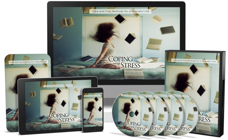 eCover representing Coping With Stress Video Upgrade Videos, Tutorials & Courses with Master Resell Rights