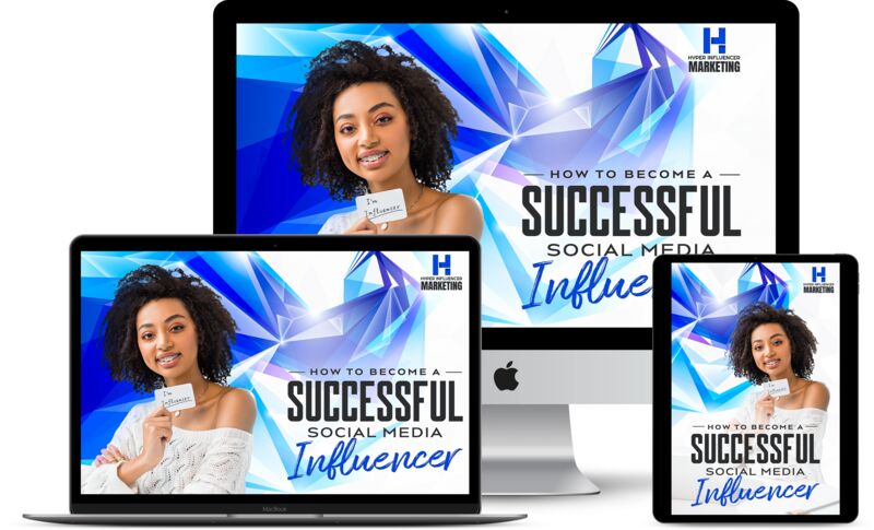 eCover representing How To Become A Successful Social Media Influencer Video Upgrade eBooks & Reports/Videos, Tutorials & Courses with Master Resell Rights
