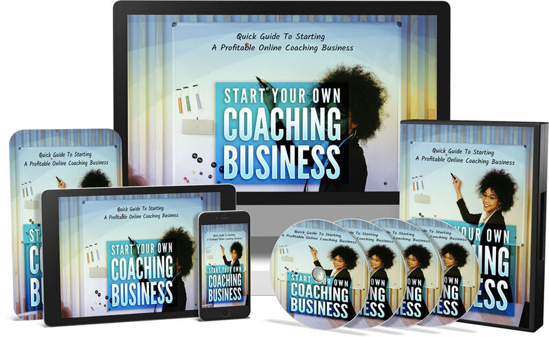 eCover representing Start Your Own Coaching Business Video Upgrade eBooks & Reports/Videos, Tutorials & Courses with Master Resell Rights