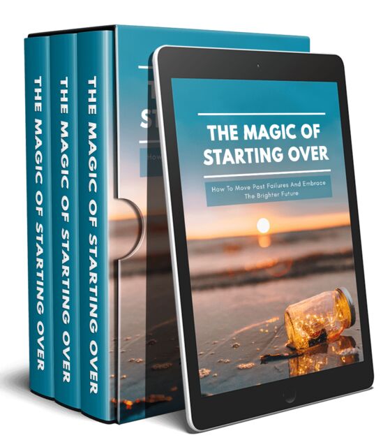 eCover representing The Magic Of Starting Over Video Upgrade Videos, Tutorials & Courses with Master Resell Rights