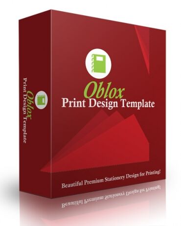 eCover representing Oblox Print Design Template  with Personal Use Rights