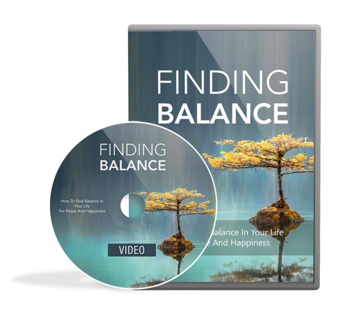 eCover representing Finding Balance Video Upgrade Videos, Tutorials & Courses with Master Resell Rights