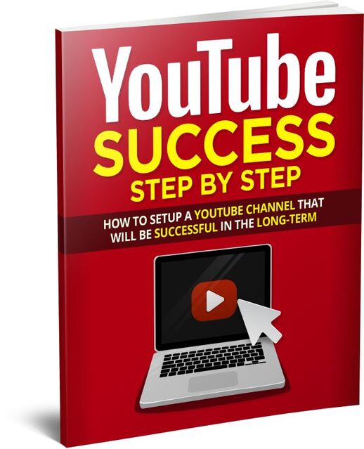 eCover representing Youtube Success Step By Step eBooks & Reports with Private Label Rights