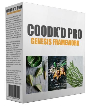 eCover representing Cookd Pro Genesis  FrameWork Templates & Themes with Personal Use Rights