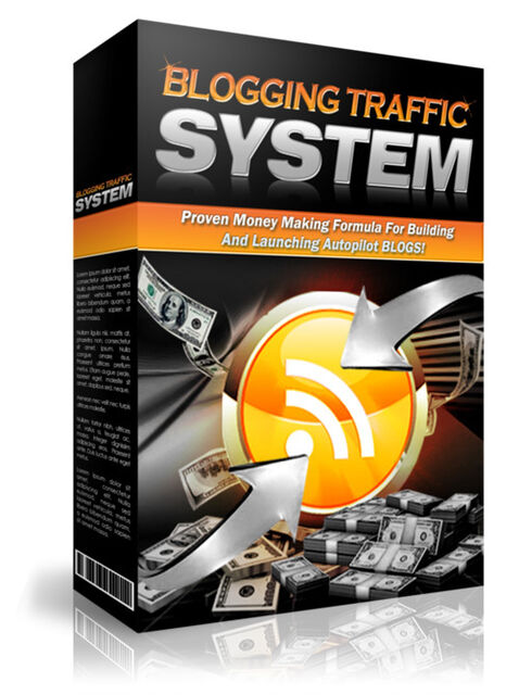 eCover representing Blogging Traffic System eBooks & Reports with Master Resell Rights