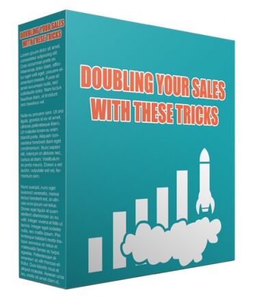 eCover representing Doubling Your Sales With These Tricks Videos, Tutorials & Courses with Master Resell Rights