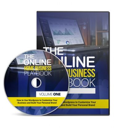 eCover representing Online Home Business Playbook Hands On Videos, Tutorials & Courses with Master Resell Rights