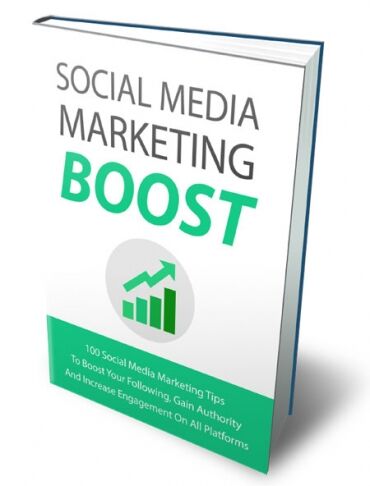 eCover representing Social Media Marketing Boost eBooks & Reports with Master Resell Rights