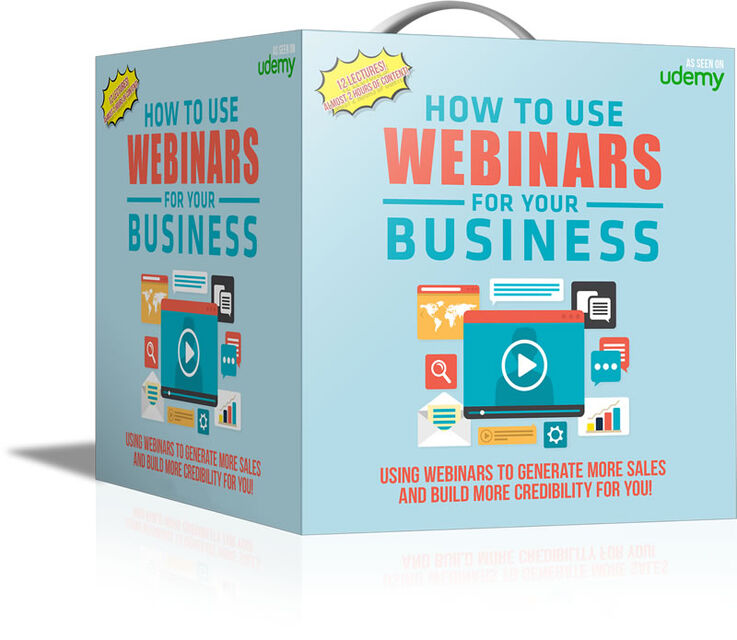 eCover representing How To Use Webinars For Your Business Videos, Tutorials & Courses with Resell Rights