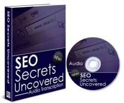 eCover representing SEO Secrets Uncovered eBooks & Reports with Private Label Rights