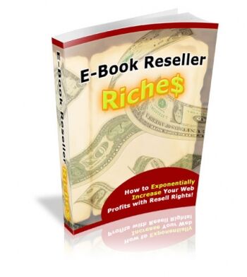 eCover representing E-Book Reseller Riches eBooks & Reports with Private Label Rights