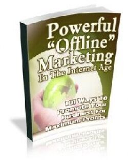 eCover representing Powerful ""Offline"" Marketing eBooks & Reports with Master Resell Rights