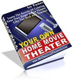 eCover representing Your Own Home Movie Theater eBooks & Reports with Master Resell Rights