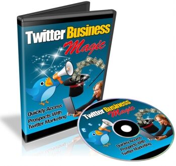 eCover representing Twitter Business Magic Videos, Tutorials & Courses with Master Resell Rights