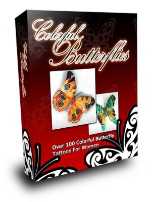 eCover representing Colorful Butterflies eBooks & Reports with Master Resell Rights